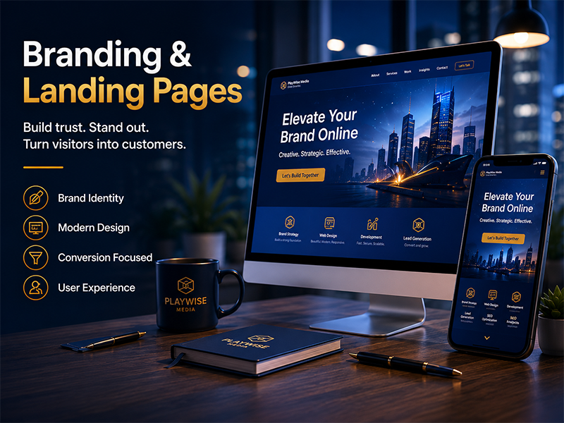 Branding & Landing Pages