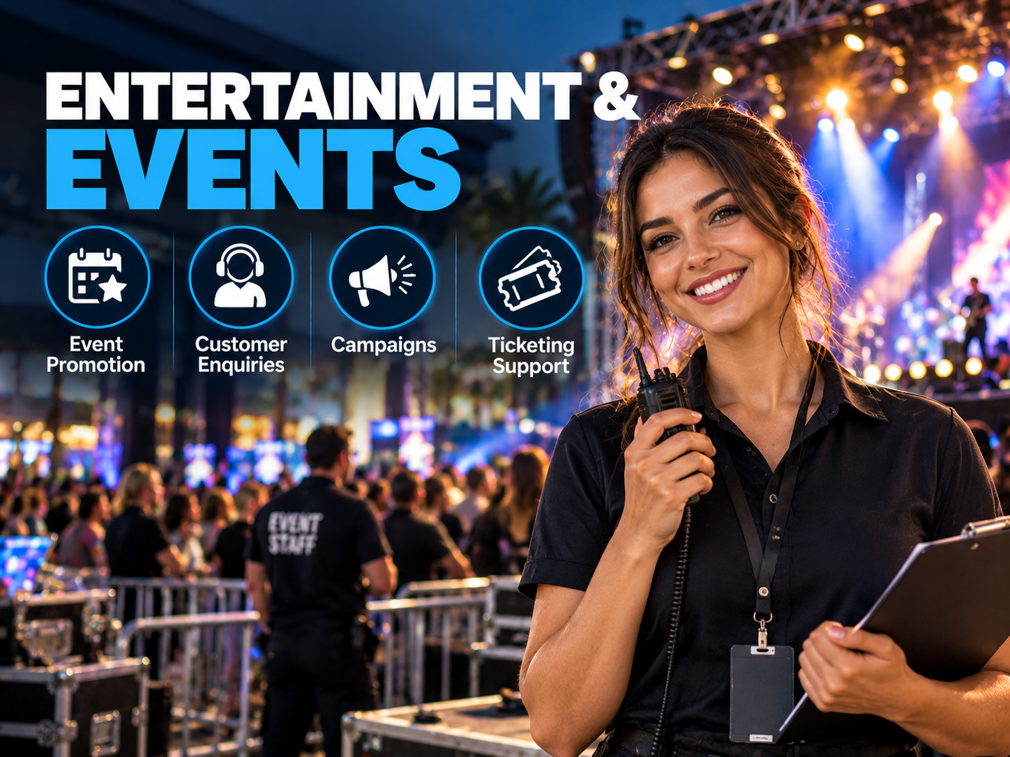 Entertainment Events and Promotional Support